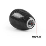 Pomello cambio auto in fibra di carbonio per 6 velocità