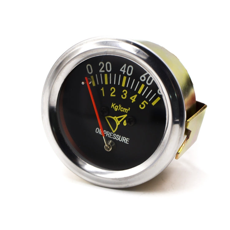 Manometro meccanico pressione olio 52 mm 12V per auto