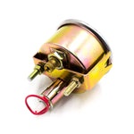 Manometro meccanico pressione olio 52 mm 12V per auto