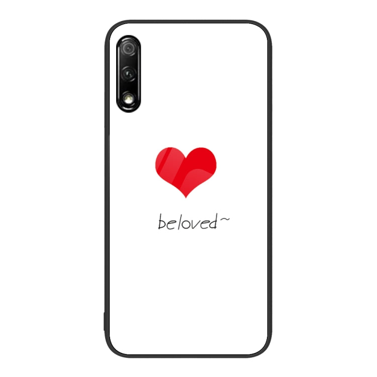 Custodia per telefono in vetro verniciato colorato per Honor 9X