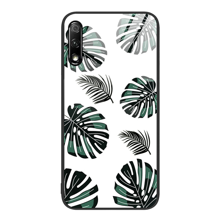 Custodia per telefono in vetro verniciato colorato per Honor 9X