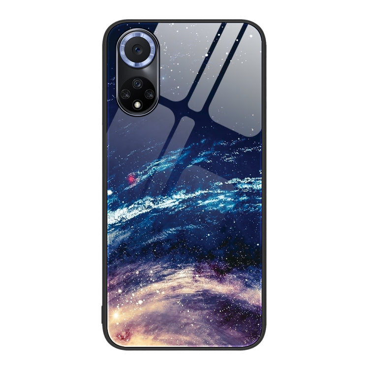Custodia in vetro verniciato colorato per Huawei nova 9