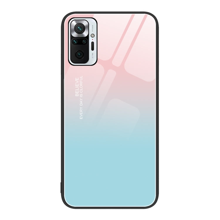 Custodia vetro verniciato colorato per Xiaomi Redmi Note 10 Pro 4G