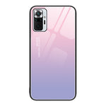 Custodia vetro verniciato colorato per Xiaomi Redmi Note 10 Pro 4G