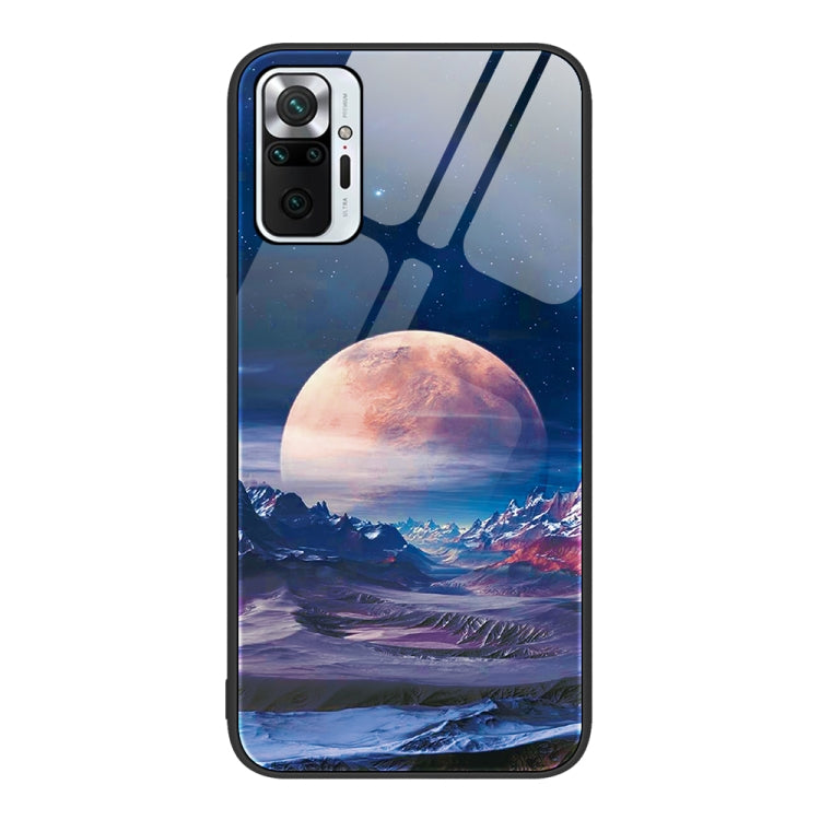 Custodia vetro verniciato colorato per Xiaomi Redmi Note 10 Pro 4G