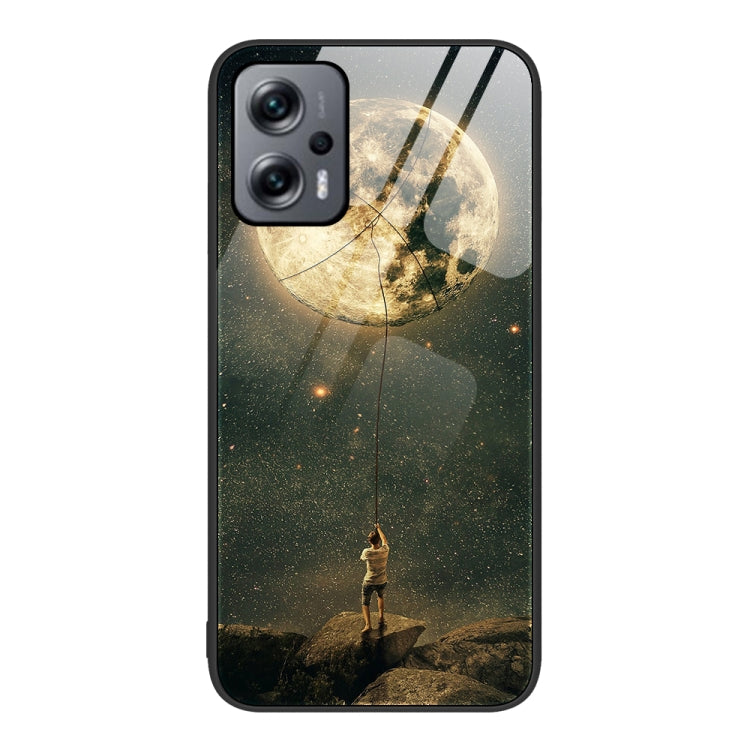 Custodia vetro verniciato colorato per Xiaomi Redmi Note 11T Pro