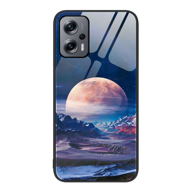 Custodia vetro verniciato colorato per Xiaomi Redmi Note 11T Pro