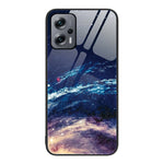 Custodia vetro verniciato colorato per Xiaomi Redmi Note 11T Pro