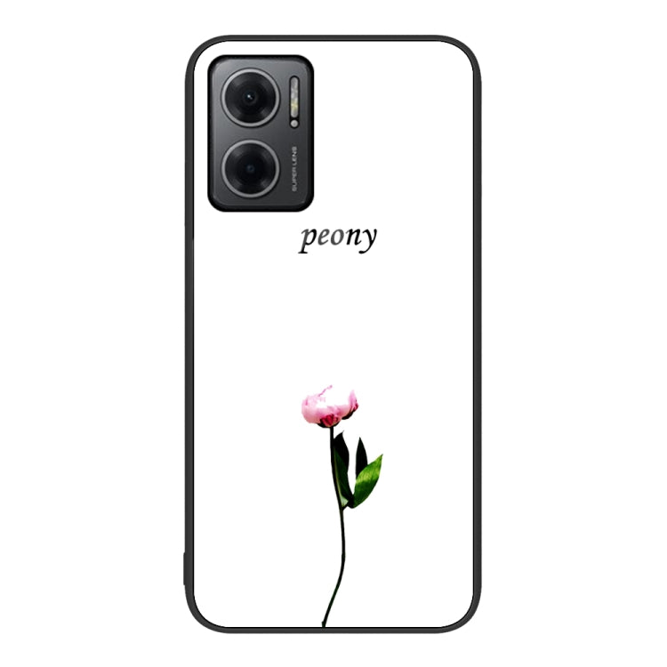 Custodia per telefono in vetro verniciato colorato per Xiaomi Redmi Note 11E