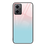 Custodia per telefono in vetro verniciato colorato per Xiaomi Redmi Note 11E