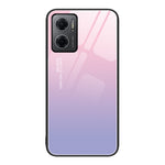 Custodia per telefono in vetro verniciato colorato per Xiaomi Redmi Note 11E