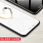 Custodia per telefono in vetro verniciato colorato per Xiaomi Redmi Note 11E