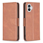 Custodia in pelle con trama di pelle di agnello per Motorola Moto G42 4G