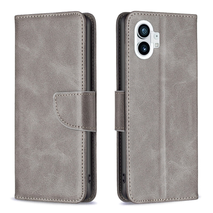 Custodia in pelle con trama di pelle di agnello per Motorola Moto G42 4G