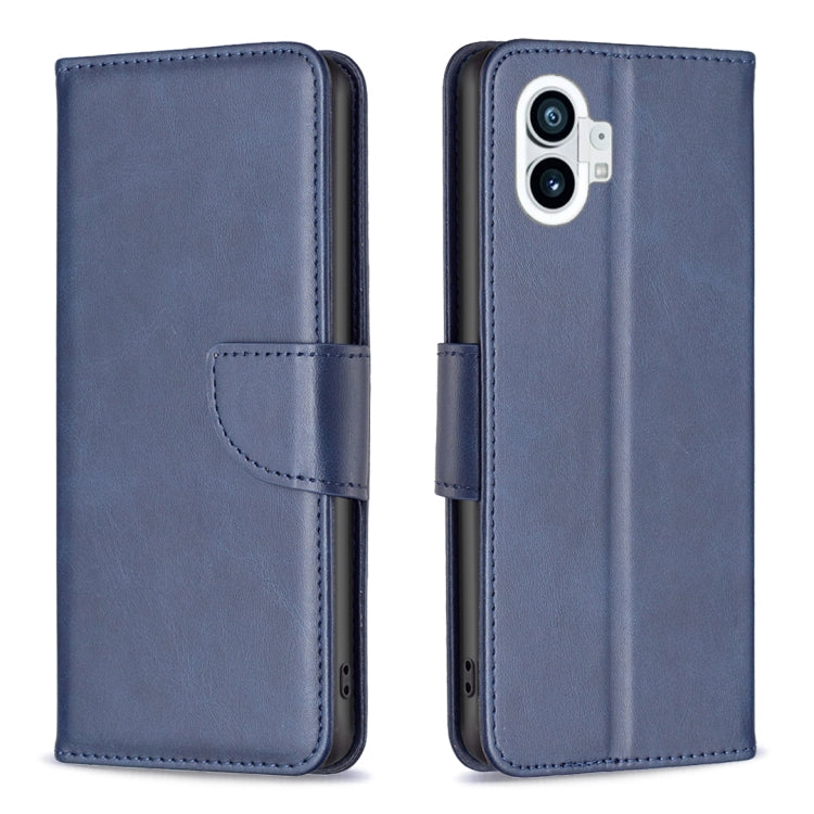 Custodia in pelle con trama di pelle di agnello per Motorola Moto G42 4G