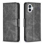 Custodia in pelle con trama di pelle di agnello per Motorola Moto G42 4G