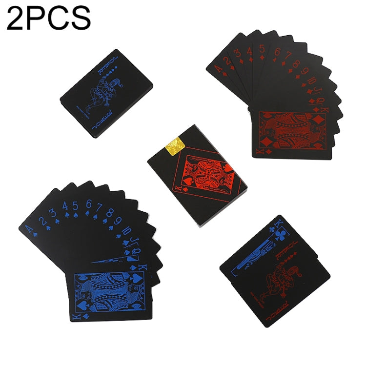 Carte da poker in PVC impermeabile 2 mazzi