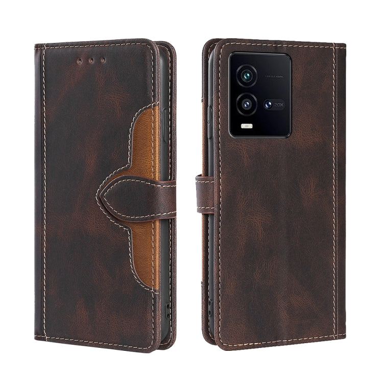 Custodia in pelle con fibbia magnetica per vivo iQOO 10, vivo iQOO 10 Pro 5G