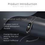 Collana con ciondolo in acciaio per Xiaomi Mi Band 7