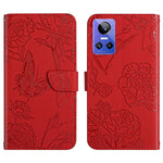 Custodia in pelle con supporto e slot per carte per Realme GT Neo2, Honor 70 e