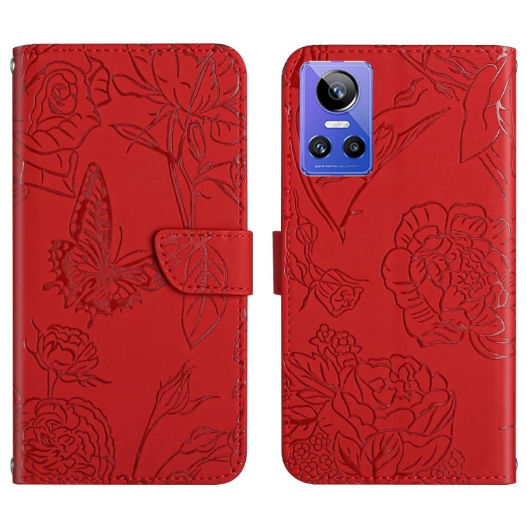 Custodia in pelle con supporto e slot per carte per Realme GT Neo2, Honor 70 e