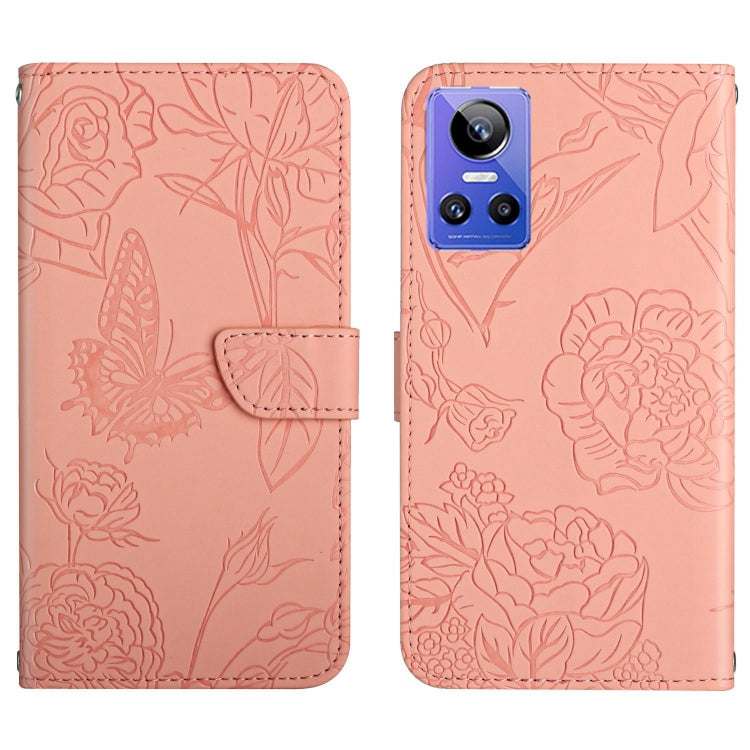 Custodia in pelle con supporto e slot per carte per Realme GT Neo2, Honor 70 e