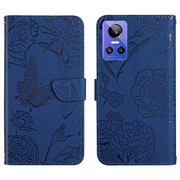 Custodia in pelle con supporto e slot per carte per Realme GT Neo2, Honor 70 e