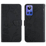 Custodia in pelle con supporto e slot per carte per Realme GT Neo2, Honor 70 e