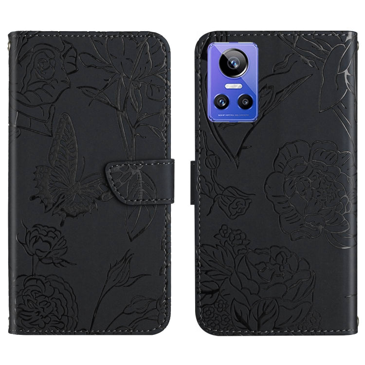Custodia in pelle con supporto e slot per carte per Realme GT Neo2, Honor 70 e