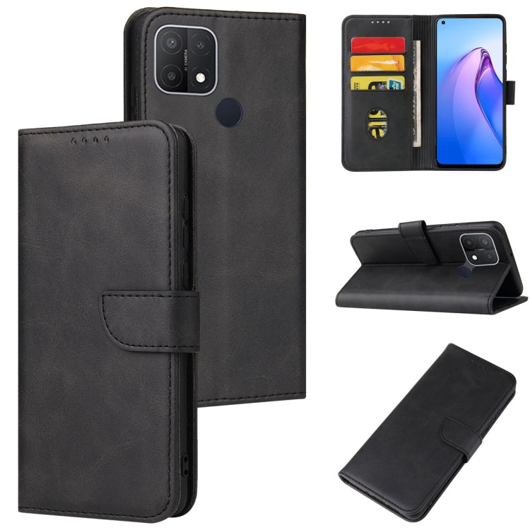Custodia in pelle flip con fibbia per modelli OPPO e Realme compatibili