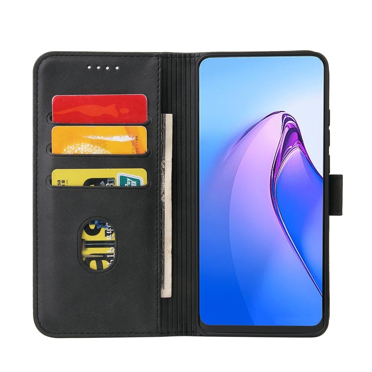 Custodia in pelle flip con fibbia per modelli OPPO e Realme compatibili