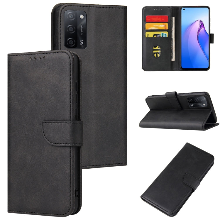 Custodia in pelle flip con fibbia per modelli OPPO e Realme compatibili