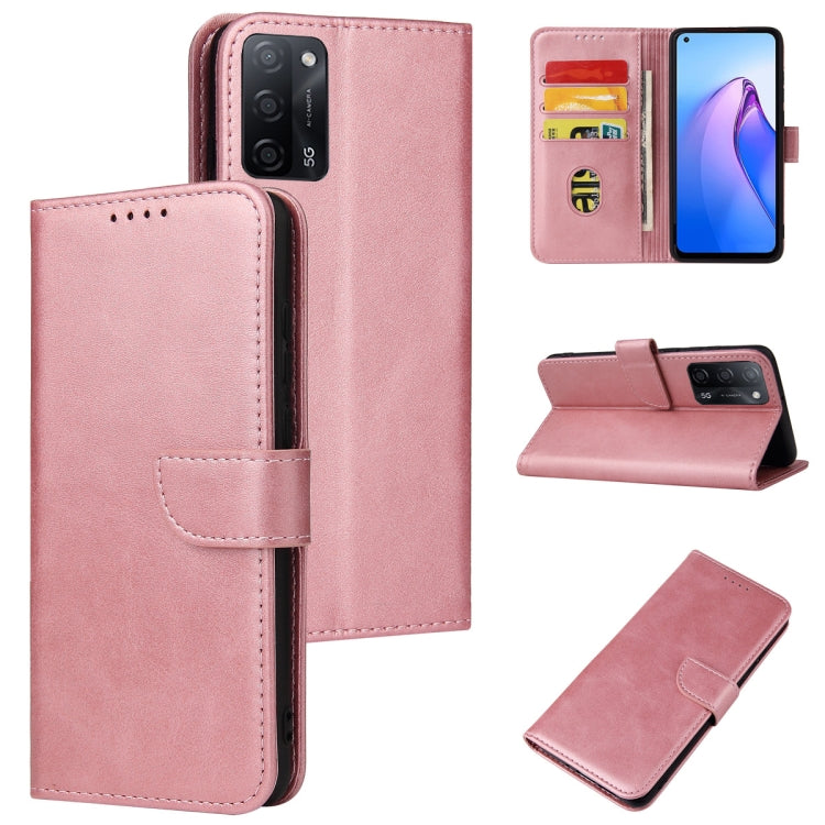 Custodia in pelle flip con fibbia per modelli OPPO e Realme compatibili