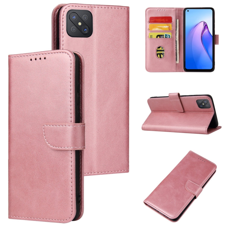 Custodia in pelle flip con fibbia per modelli OPPO e Realme compatibili