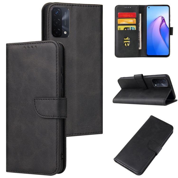 Custodia in pelle flip con fibbia per modelli OPPO e Realme compatibili