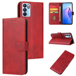 Custodia in pelle flip con fibbia per modelli OPPO e Realme compatibili