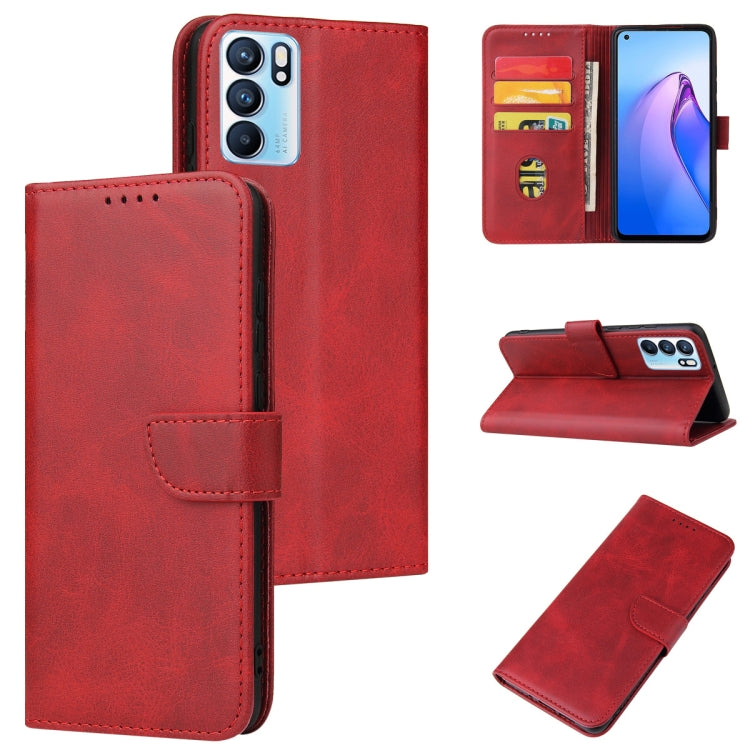 Custodia in pelle flip con fibbia per modelli OPPO e Realme compatibili
