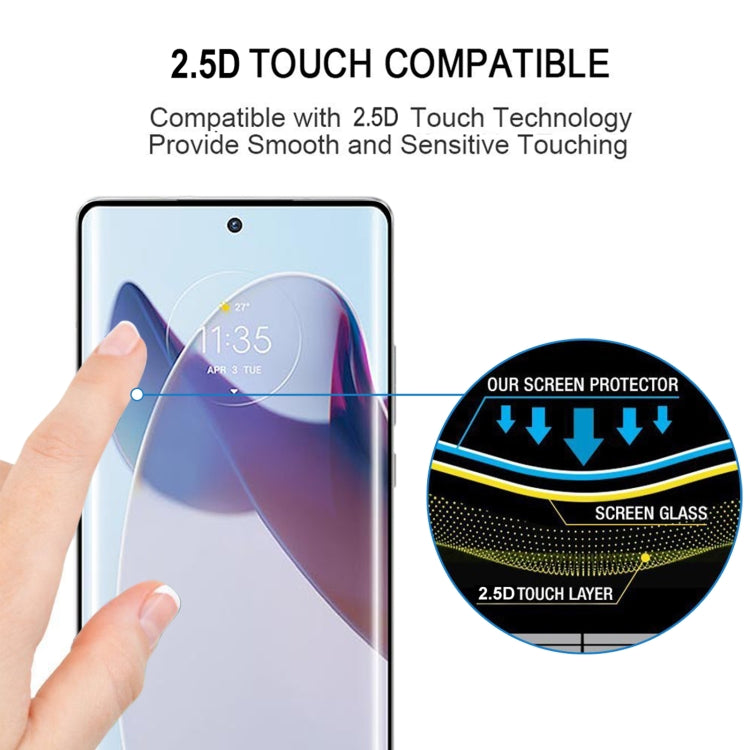 Pellicola vetro temperato schermo intero con bordo curvo 3D per Motorola Moto