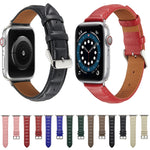 Cinturino in vera pelle per Apple Watch compatibili