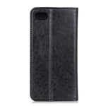 Custodia magnetica Crazy Horse per iPhone SE 2022 e 2020