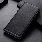 Custodia magnetica Crazy Horse per iPhone SE 2022 e 2020
