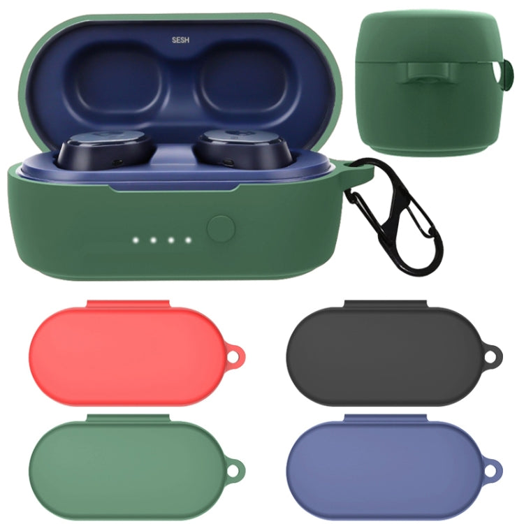 Custodia in silicone per auricolari Skullcandy Sesh Evo Dark Green
