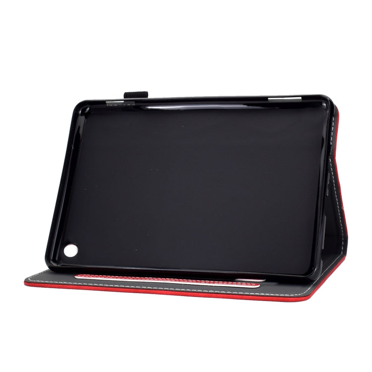 Custodia tablet in pelle con texture bovina per Amazon Kindle Fire 7 2022