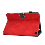 Custodia tablet in pelle con texture bovina per Amazon Kindle Fire 7 2022