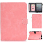 Custodia tablet in pelle con texture bovina per Amazon Kindle Fire 7 2022