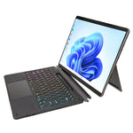 Tastiera Bluetooth touch retroilluminata tricolore per Microsoft Surface Pro