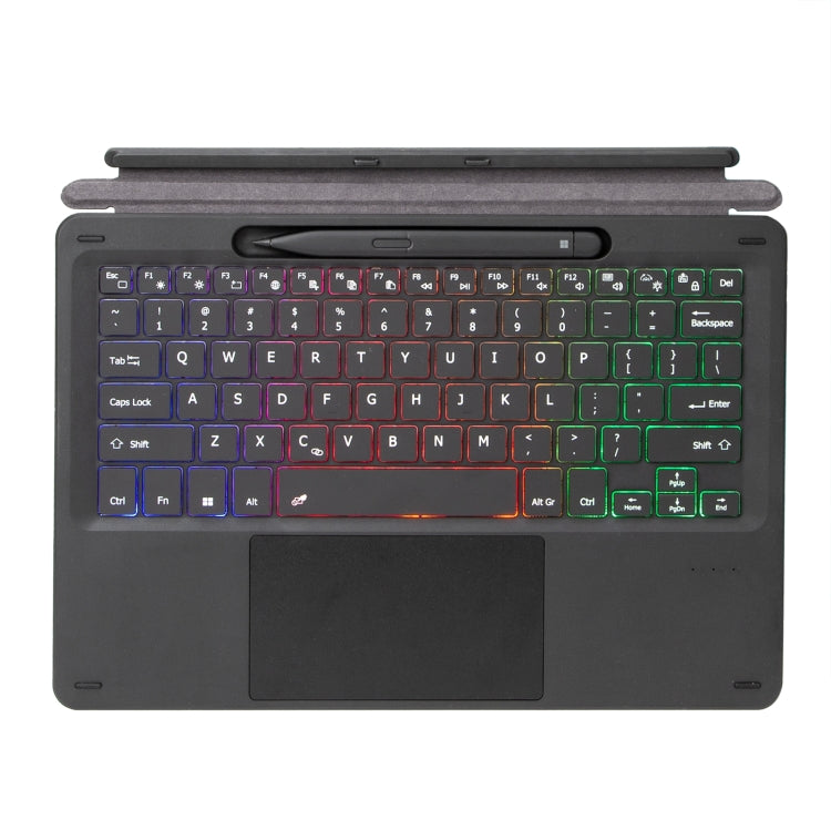 Tastiera Bluetooth touch retroilluminata tricolore per Microsoft Surface Pro