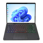 Tastiera Bluetooth touch retroilluminata tricolore per Microsoft Surface Pro