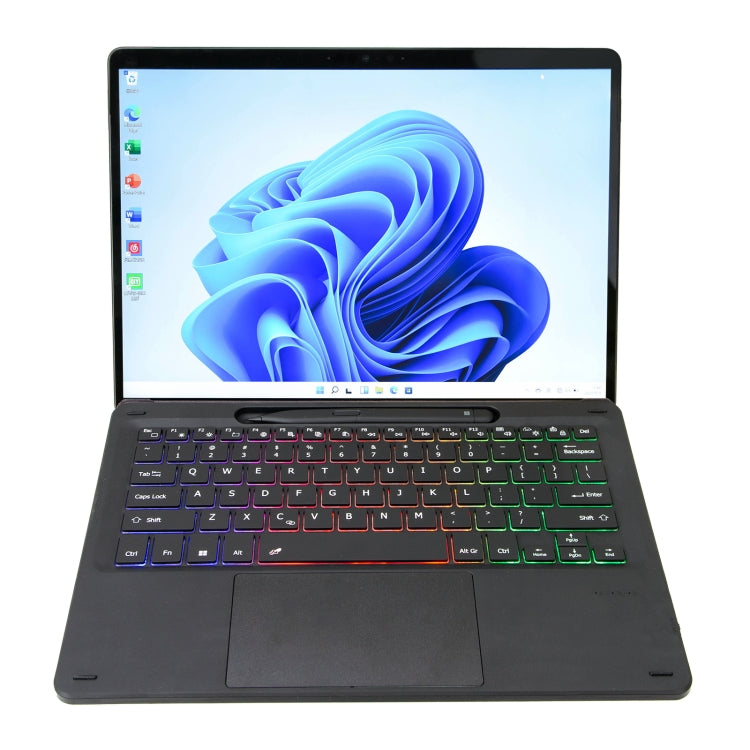 Tastiera Bluetooth touch retroilluminata tricolore per Microsoft Surface Pro