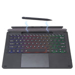 Tastiera Bluetooth touch retroilluminata tricolore per Microsoft Surface Pro